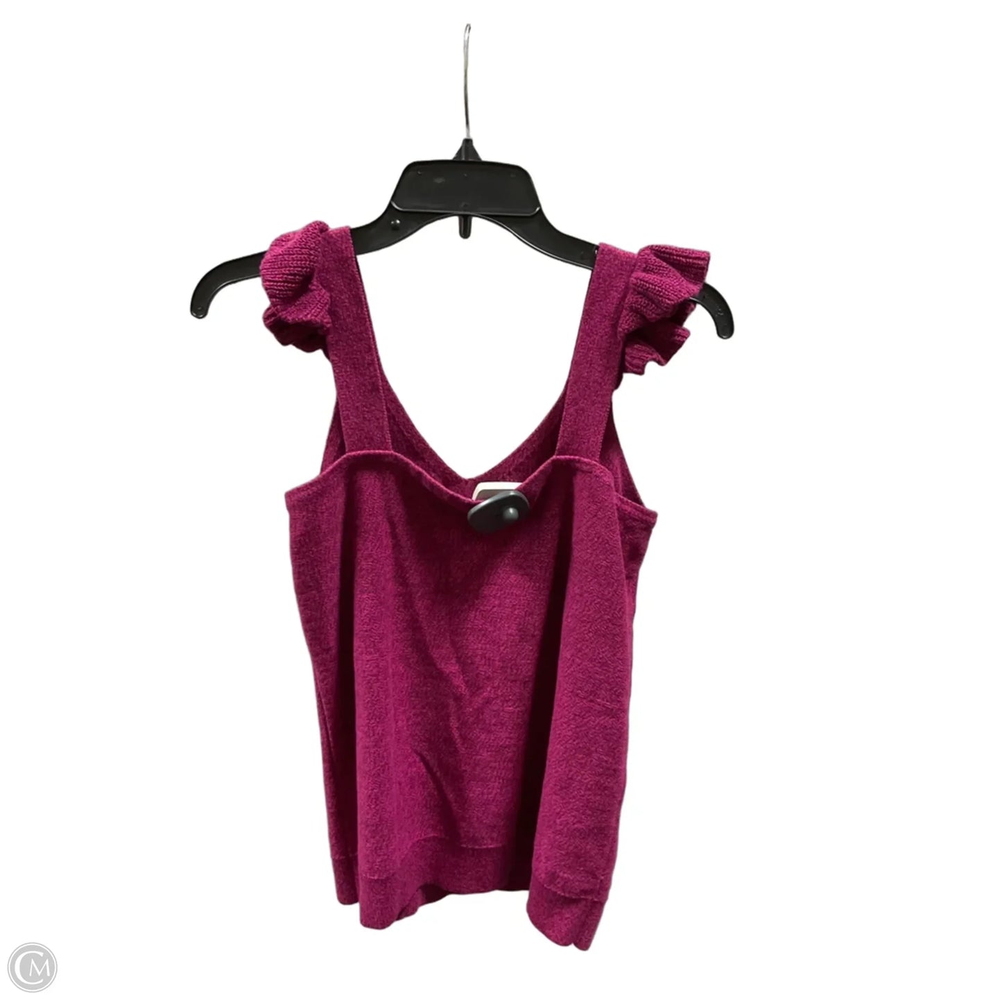 Top Sleeveless By Loft In Pink, Size: M