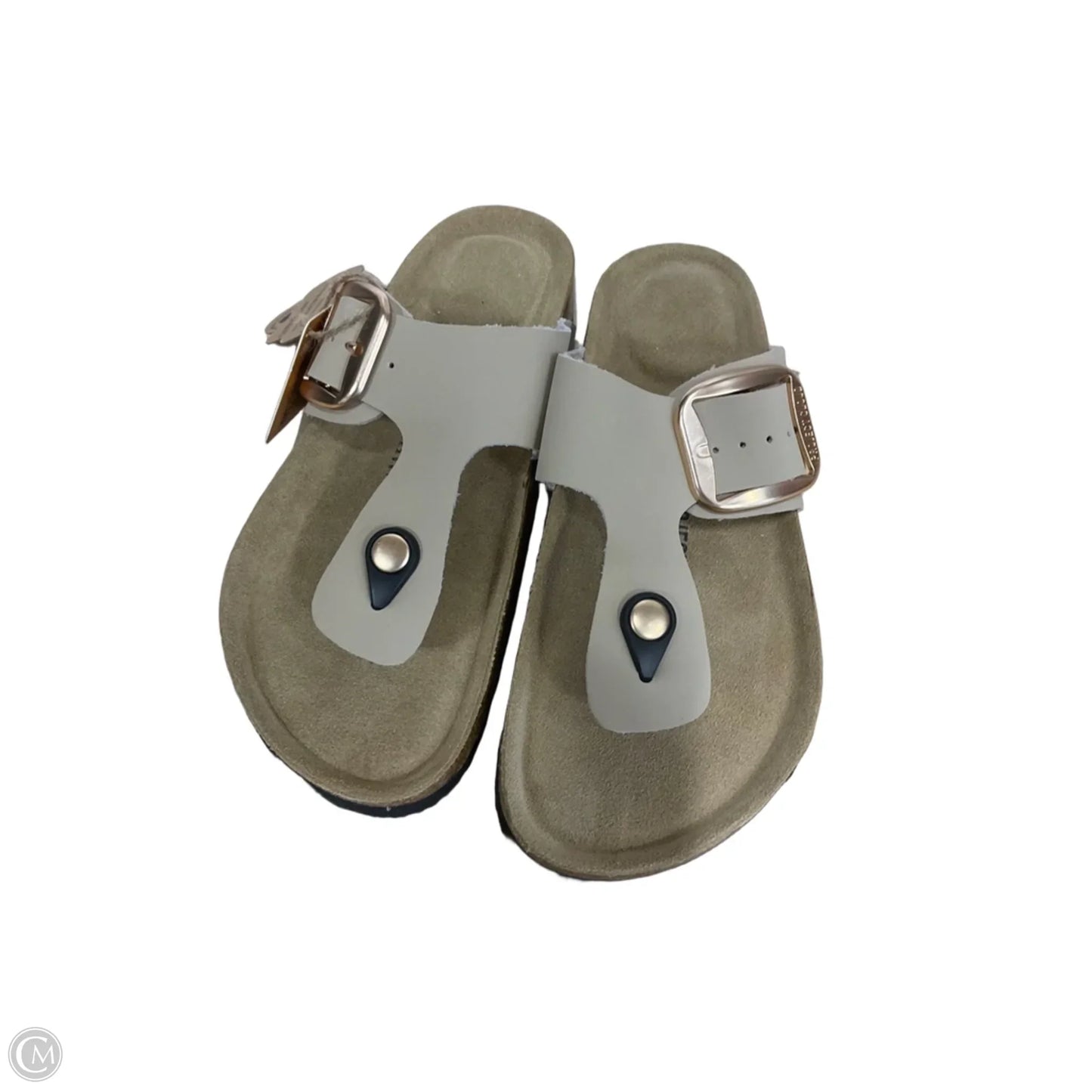 Sandals Flats By Cmc In Tan, Size: 6.5