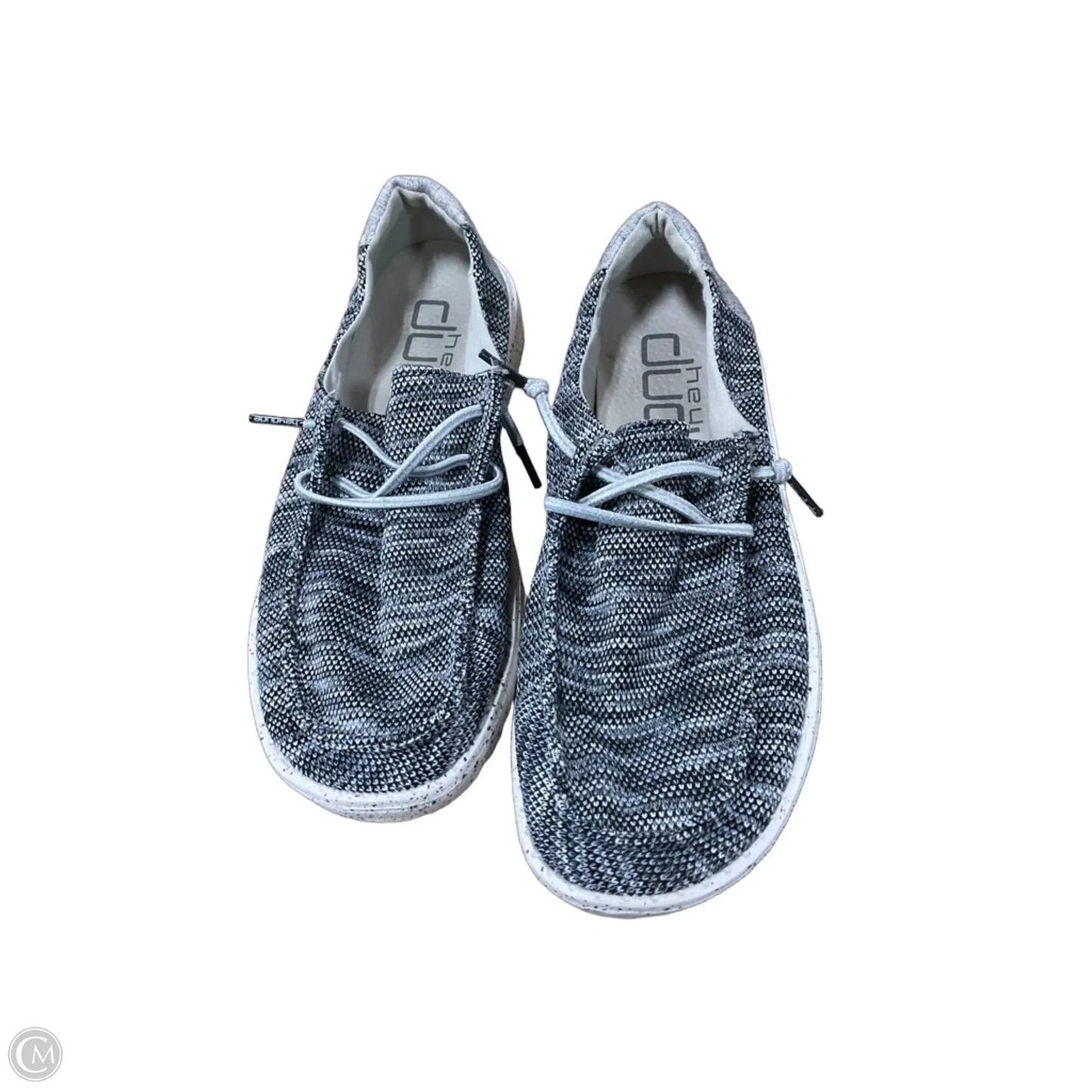Shoes Sneakers By Hey Dude In Black, Size: 7