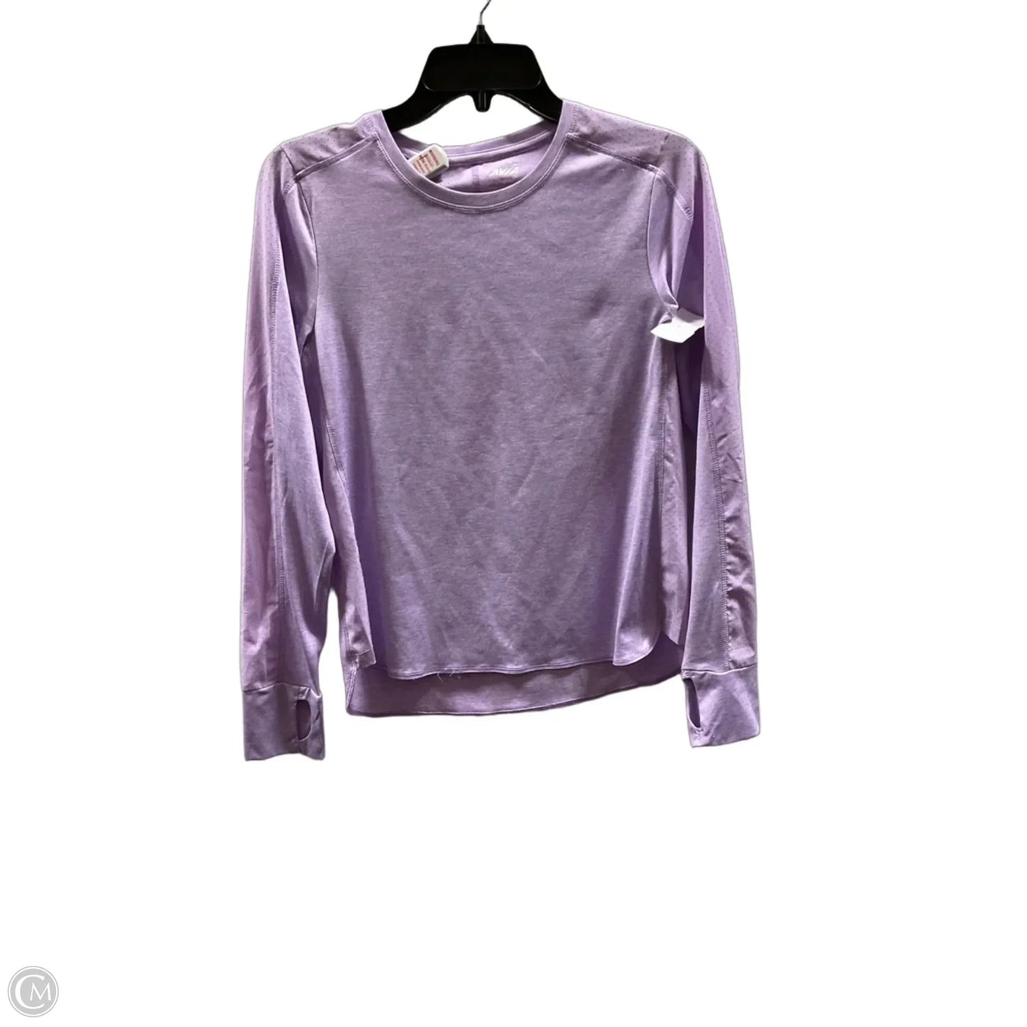 Athletic Top Long Sleeve Crewneck By Avia In Purple, Size: Xs