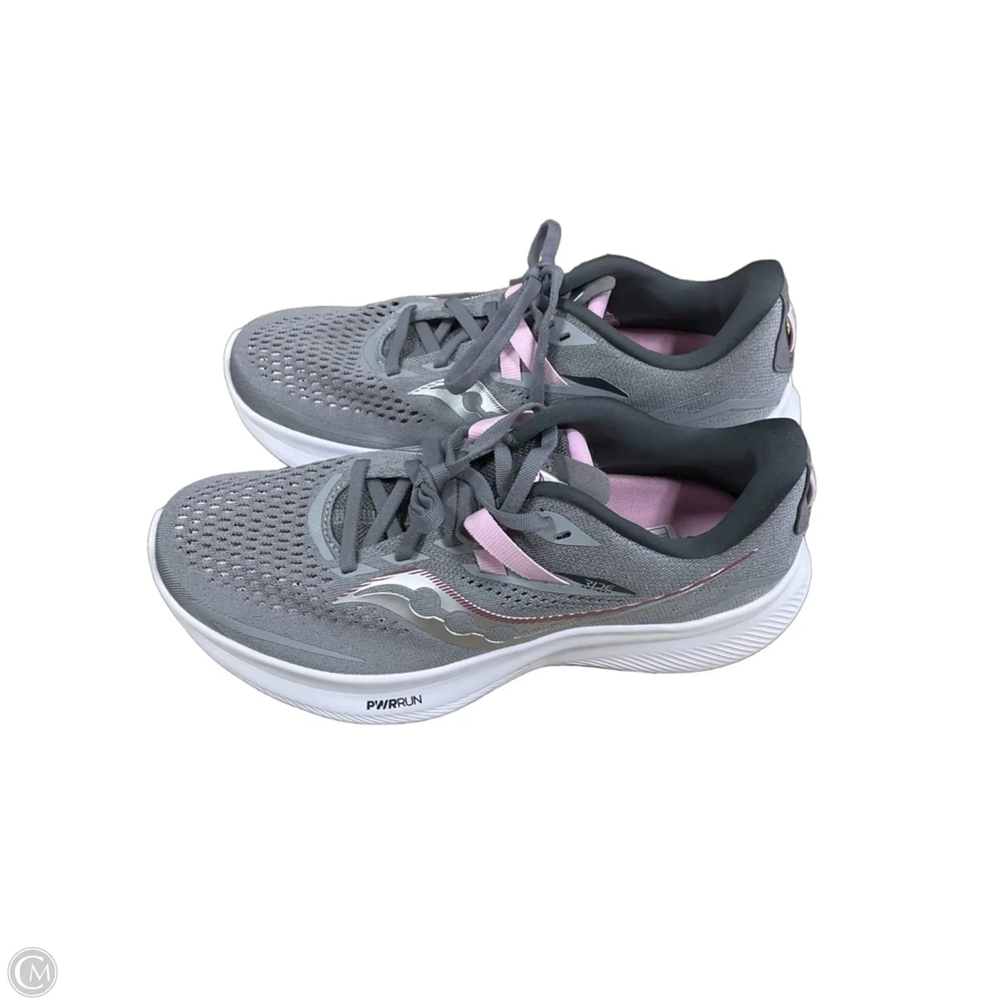 Shoes Athletic By Saucony In Grey & Pink, Size: 8