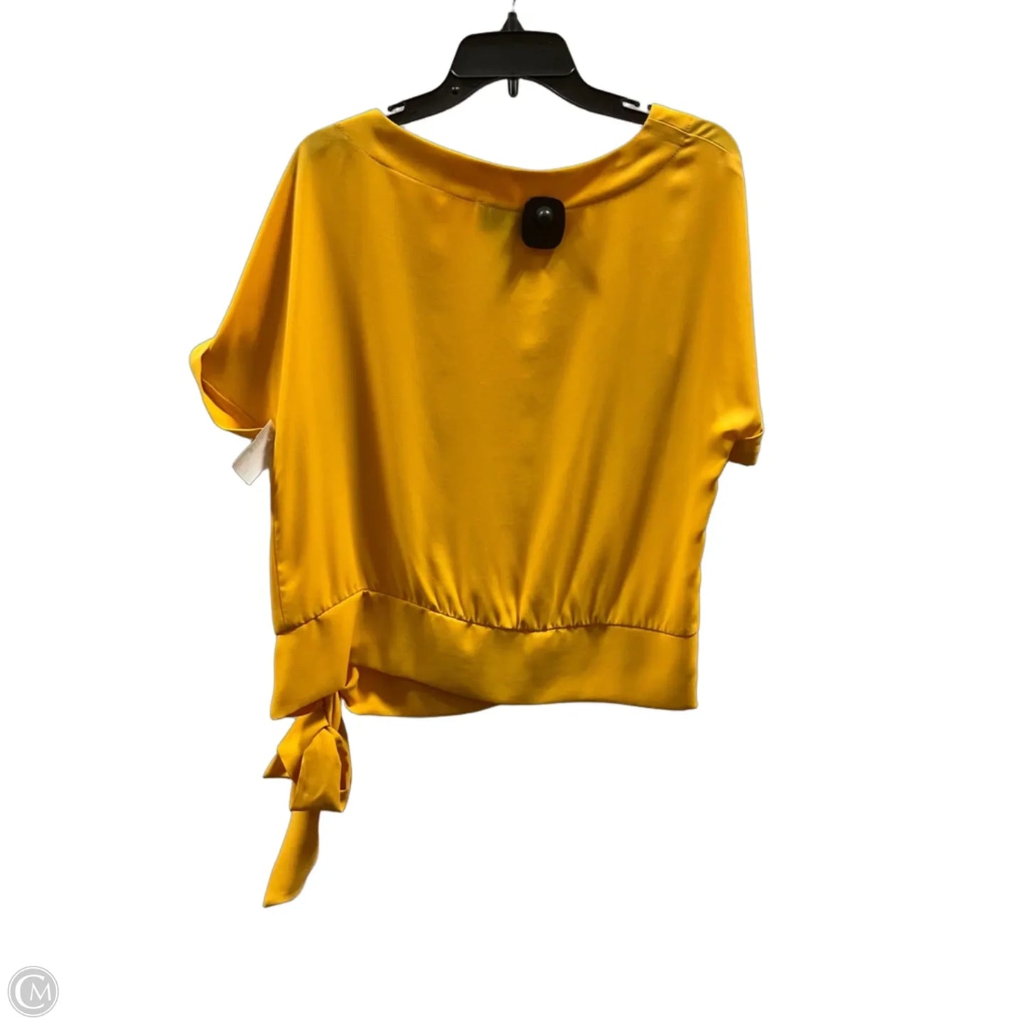 Top Short Sleeve By Joseph Ribkoff In Yellow, Size: M