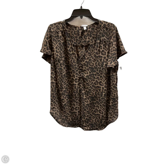 Top Short Sleeve By Torrid In Animal Print, Size: 2x