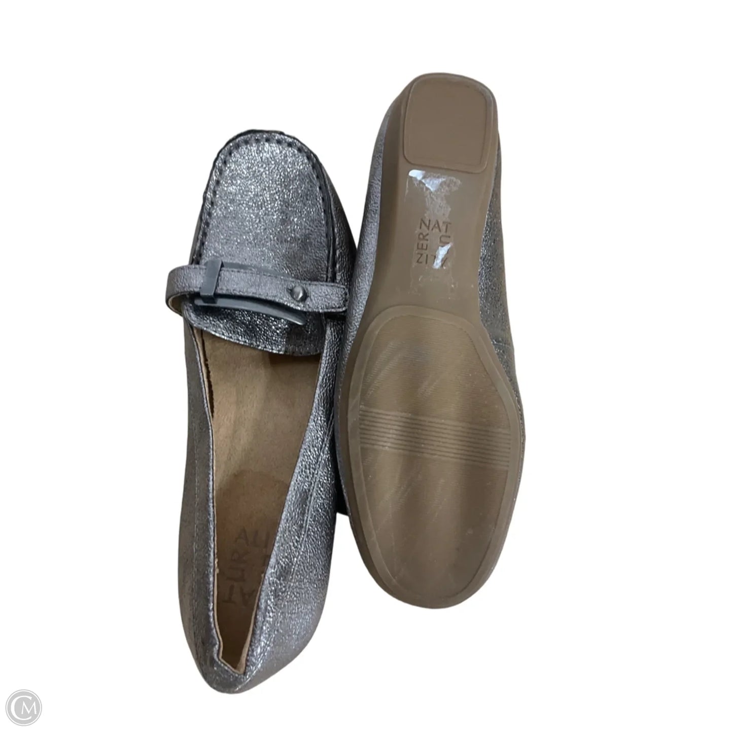 Shoes Flats By Naturalizer In Silver, Size: 8.5
