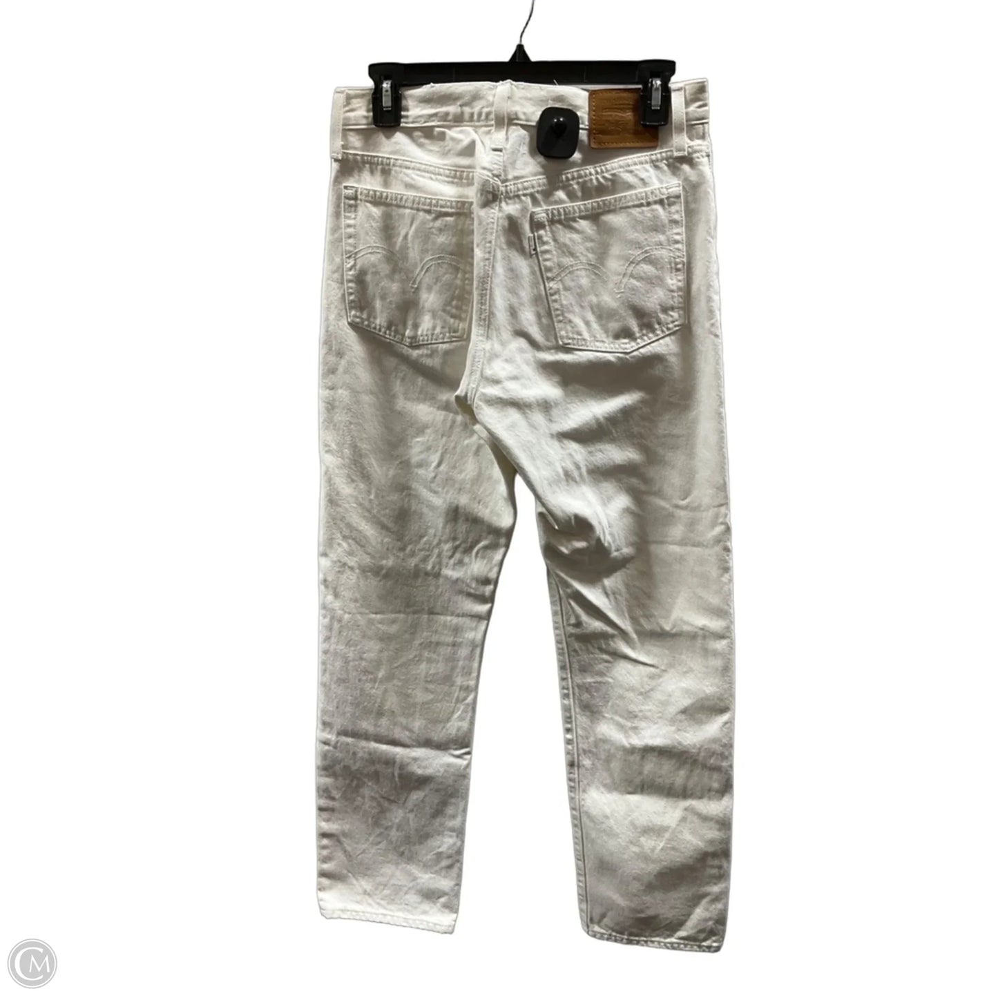 Jeans Straight By Levis In White Denim, Size: 6