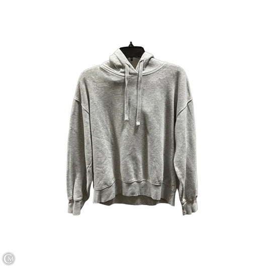 Sweatshirt Hoodie By Zara In Grey, Size: M