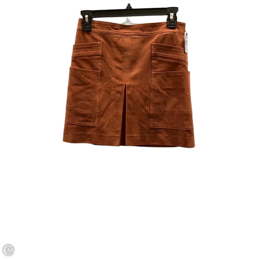 Skirt Mini & Short By Bcbgmaxazria In Brown, Size: Xxs