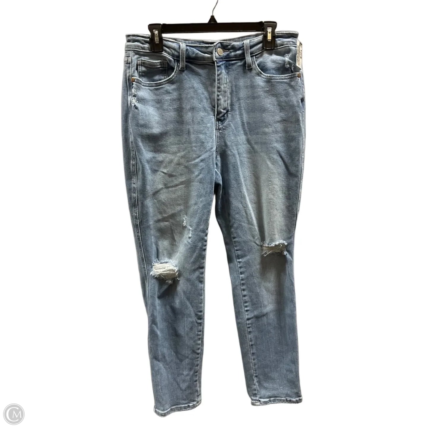 Jeans Boyfriend By Judy Blue In Blue Denim, Size: 12