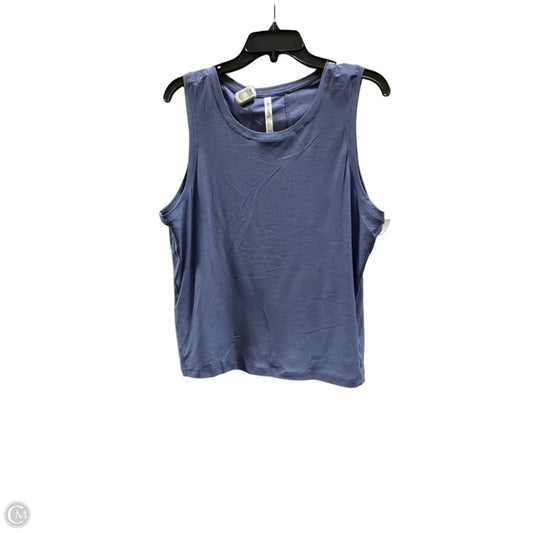 Athletic Tank Top By Jockey In Blue, Size: Xl