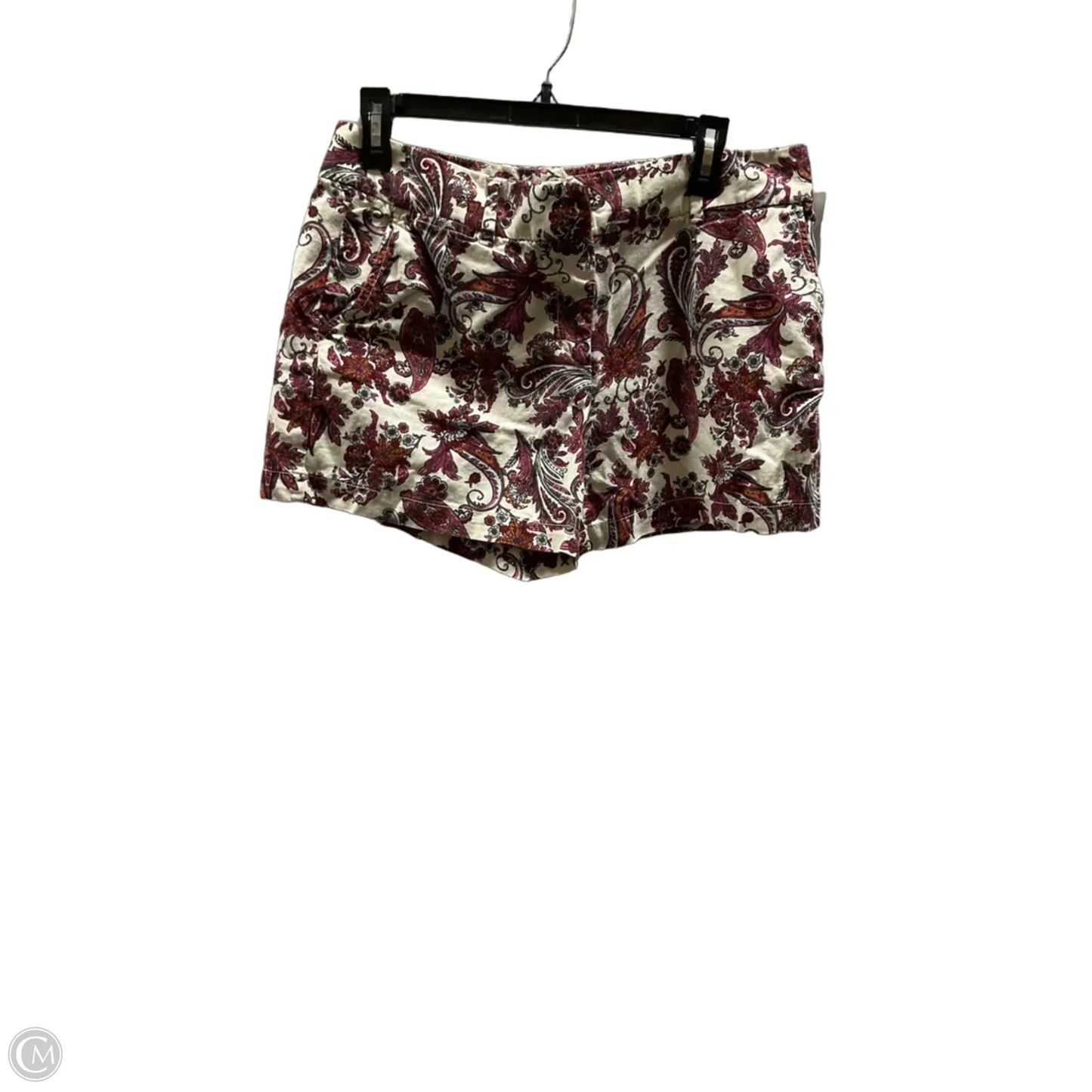 Shorts By Loft In Paisley Print, Size: 6