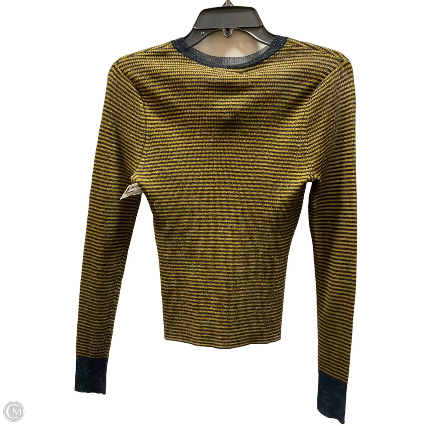 Top Long Sleeve By Rag And Bone In Striped Pattern, Size: S