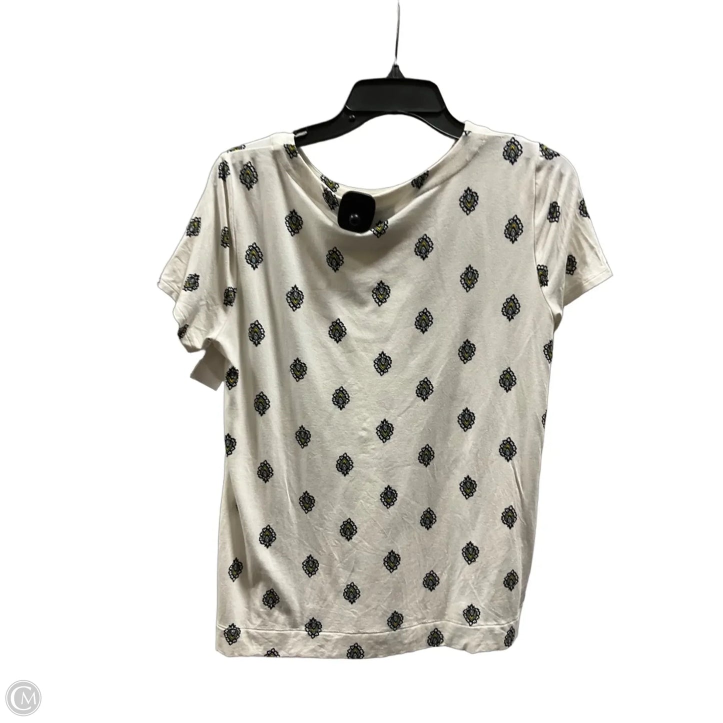 Top Short Sleeve By J. Jill In Cream, Size: S
