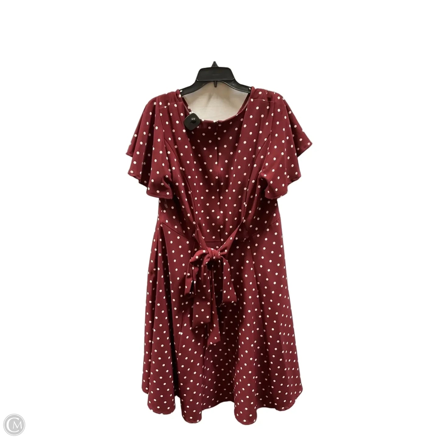 Dress Casual Maxi By Lane Bryant In Polkadot Pattern, Size: Xxl