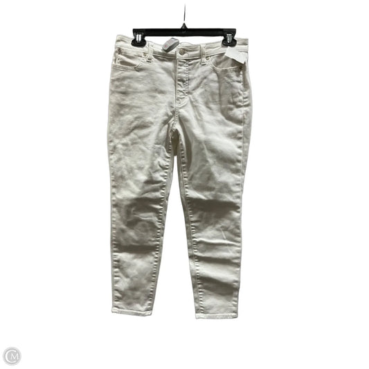Jeans Skinny By Talbots In White, Size: 6p