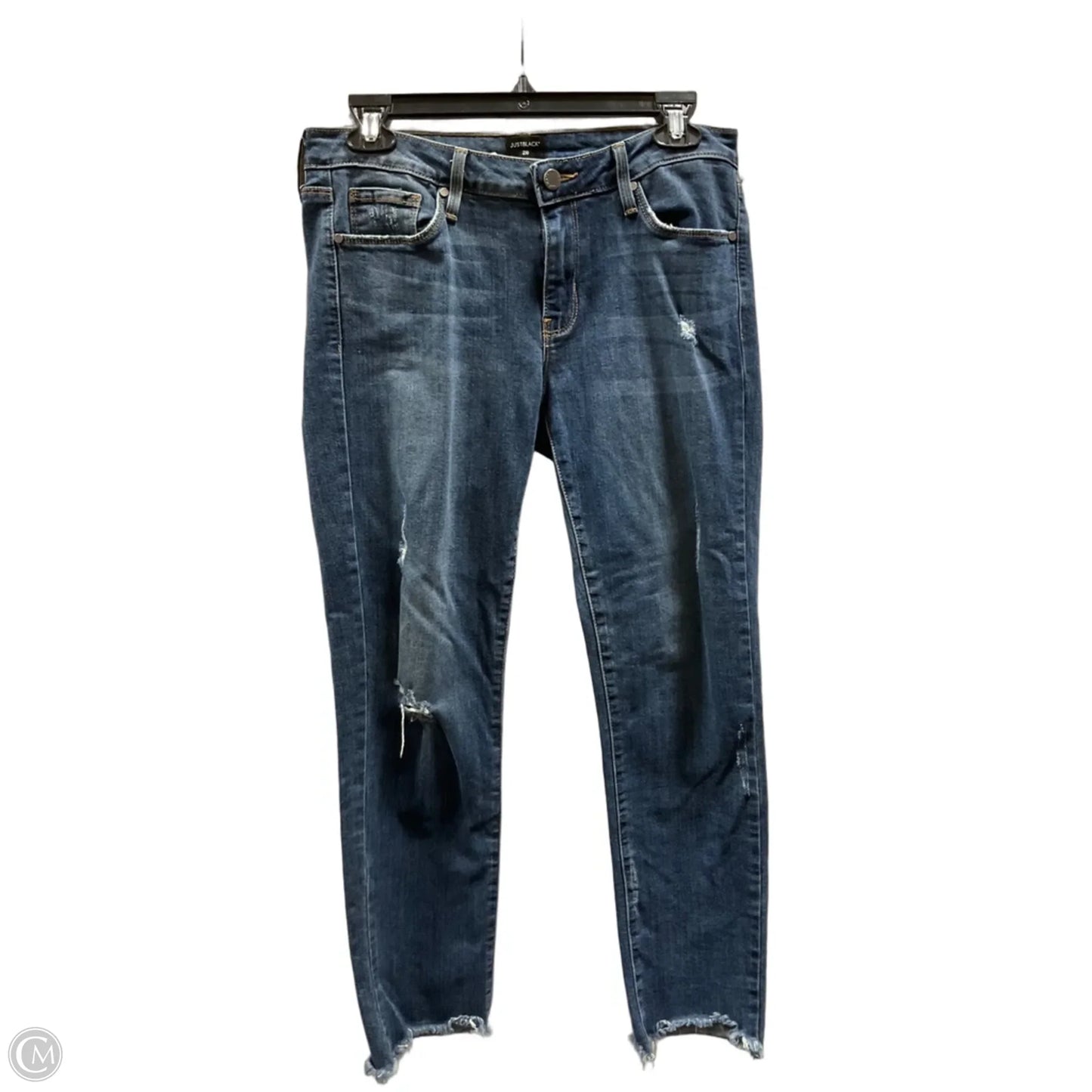 Jeans Skinny By Just Black In Blue, Size: 6