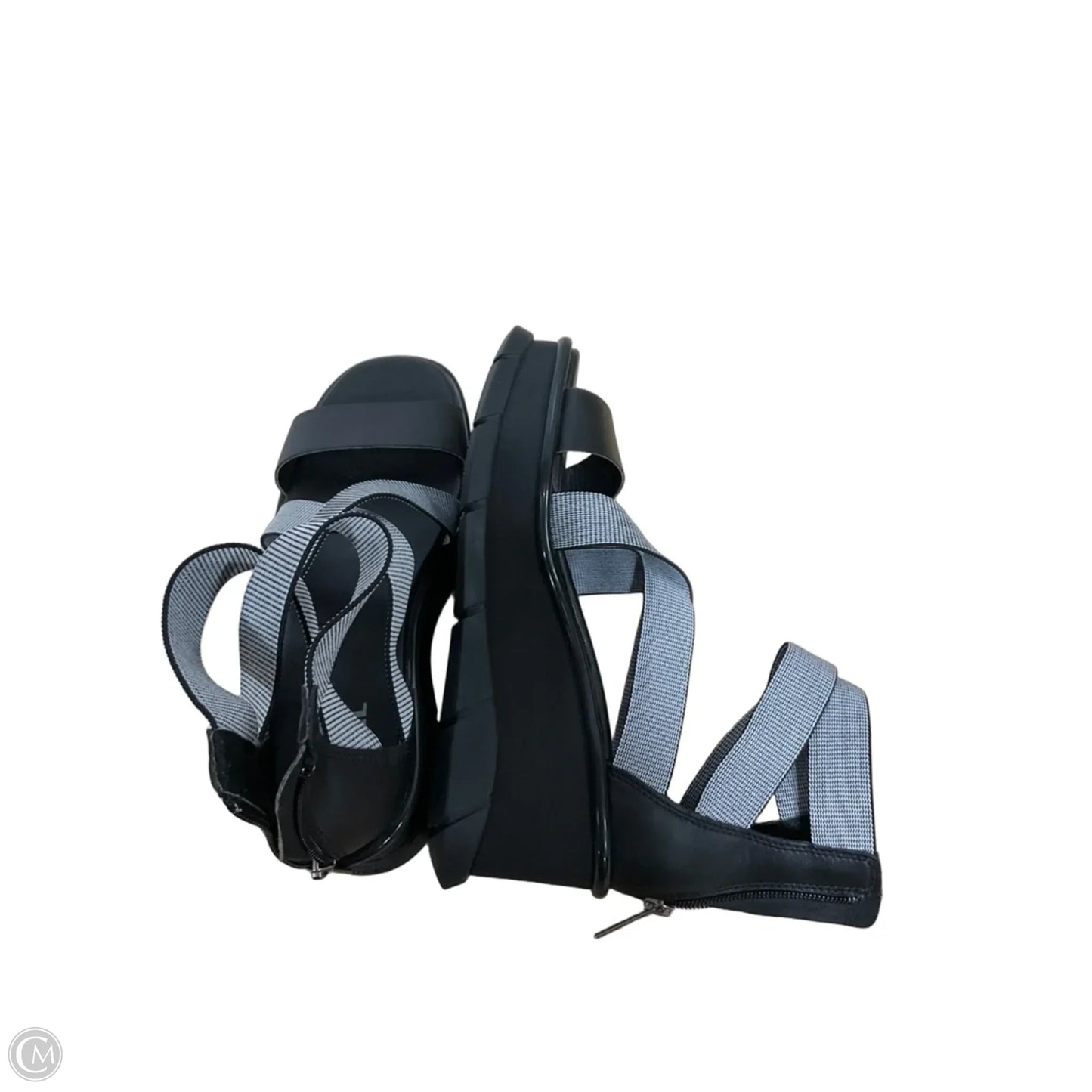 Sandals Heels Wedge By Sorel In Black, Size: 8