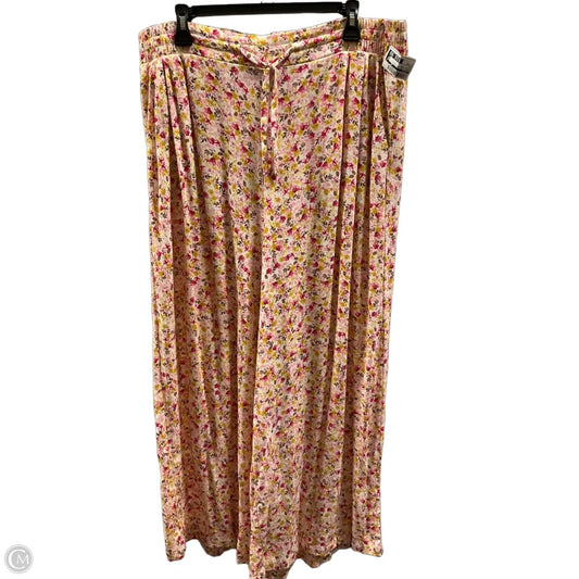 Pants Wide Leg By Torrid In Floral Print, Size: Xl