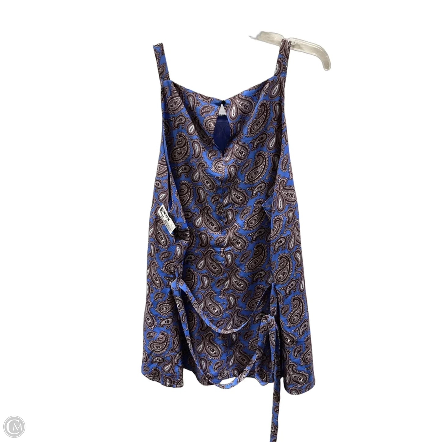 Top Sleeveless By Banana Republic In Paisley Print, Size: Xl