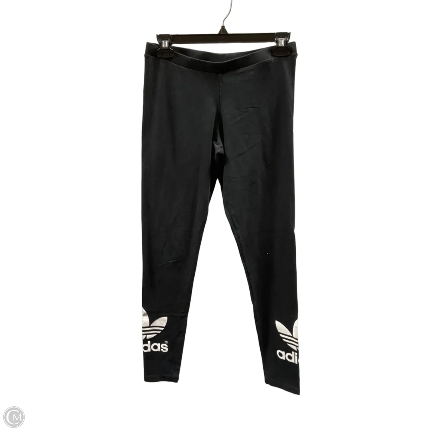 Athletic Leggings By Adidas In Black, Size: S