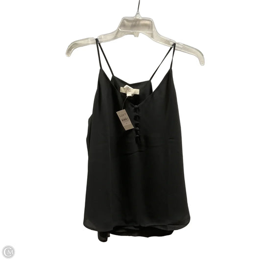 Top Sleeveless By Loft In Black, Size: M