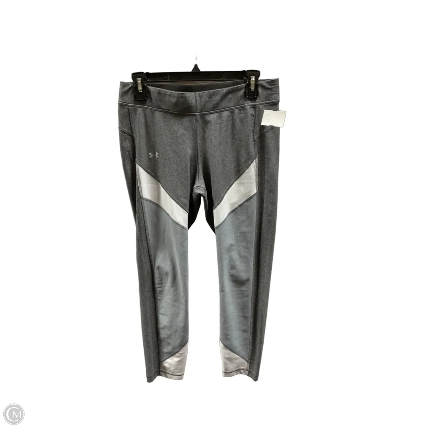 Athletic Capris By Under Armour In Grey, Size: L