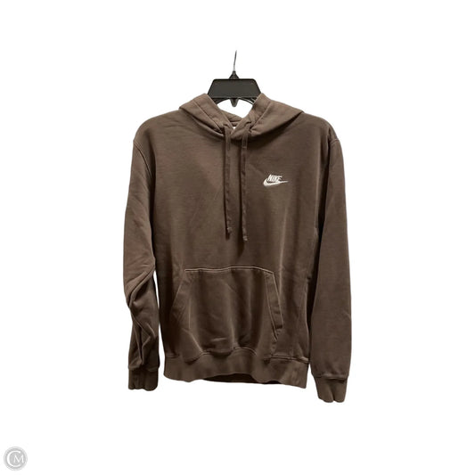 Sweatshirt Hoodie By Nike In Brown, Size: Xs