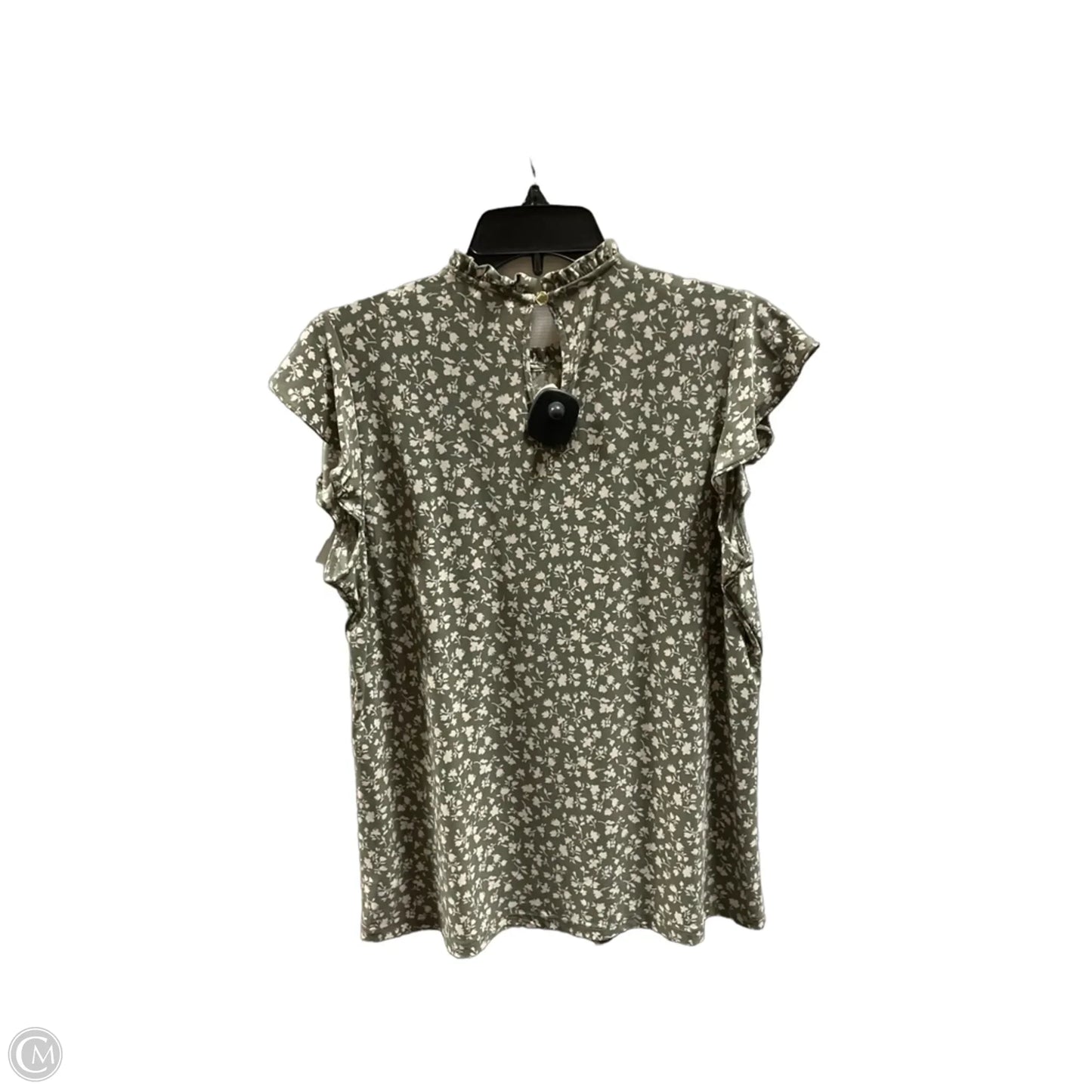 Top Short Sleeve By Anne Klein In Green, Size: M