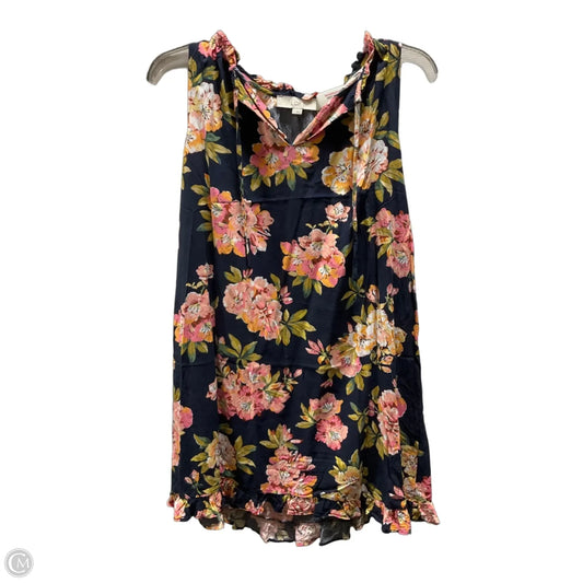 Dress Casual Midi By Loft In Floral Print, Size: S
