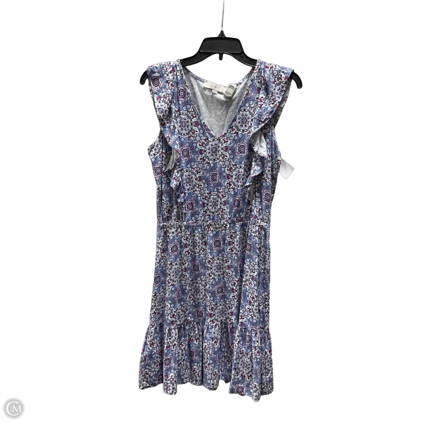 Dress Casual Midi By Loft In Purple, Size: M