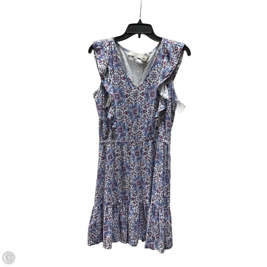 Dress Casual Midi By Loft In Purple, Size: M