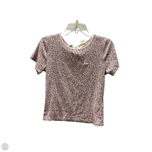 Top Short Sleeve By Levis In Pink, Size: L