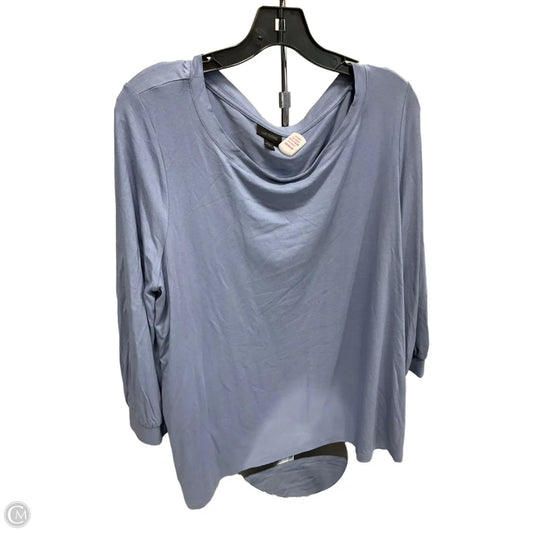 Top Long Sleeve By J. Jill In Blue, Size: Xl