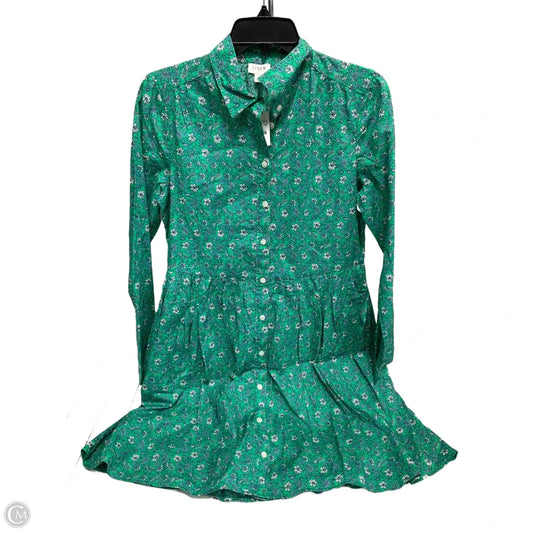 Blouse Long Sleeve By J. Crew In Green, Size: S