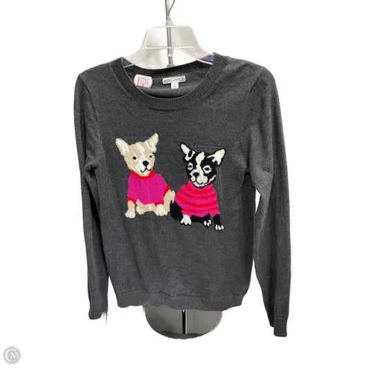 Top Long Sleeve By J. Crew In Grey, Size: S