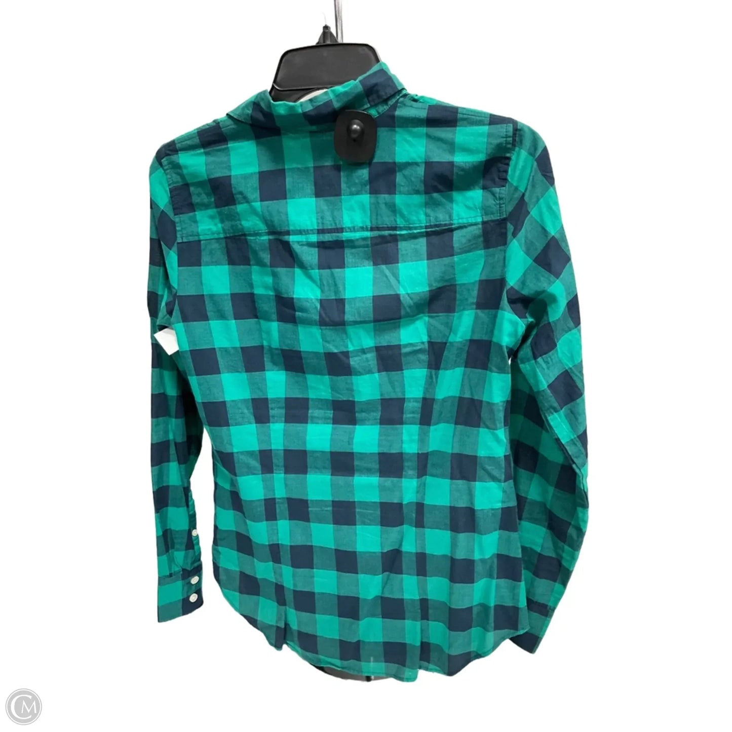 Top Long Sleeve By J. Crew In Green, Size: Xs