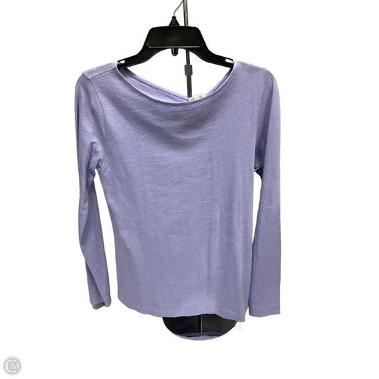Top Long Sleeve By J. Crew In Purple, Size: M