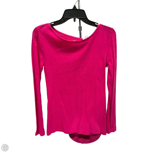 Top Long Sleeve By J. Crew In Pink, Size: S