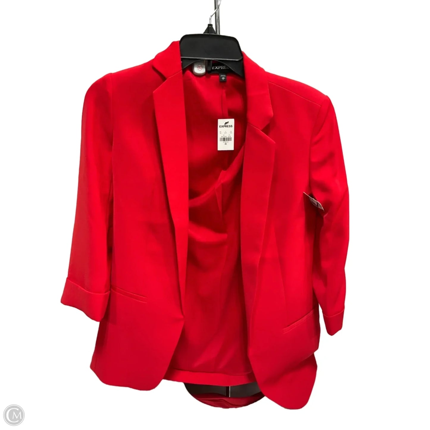 Blazer By Express In Red, Size: Xs