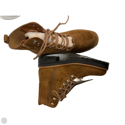 Boots Hiking By Nine West In Brown, Size: 8