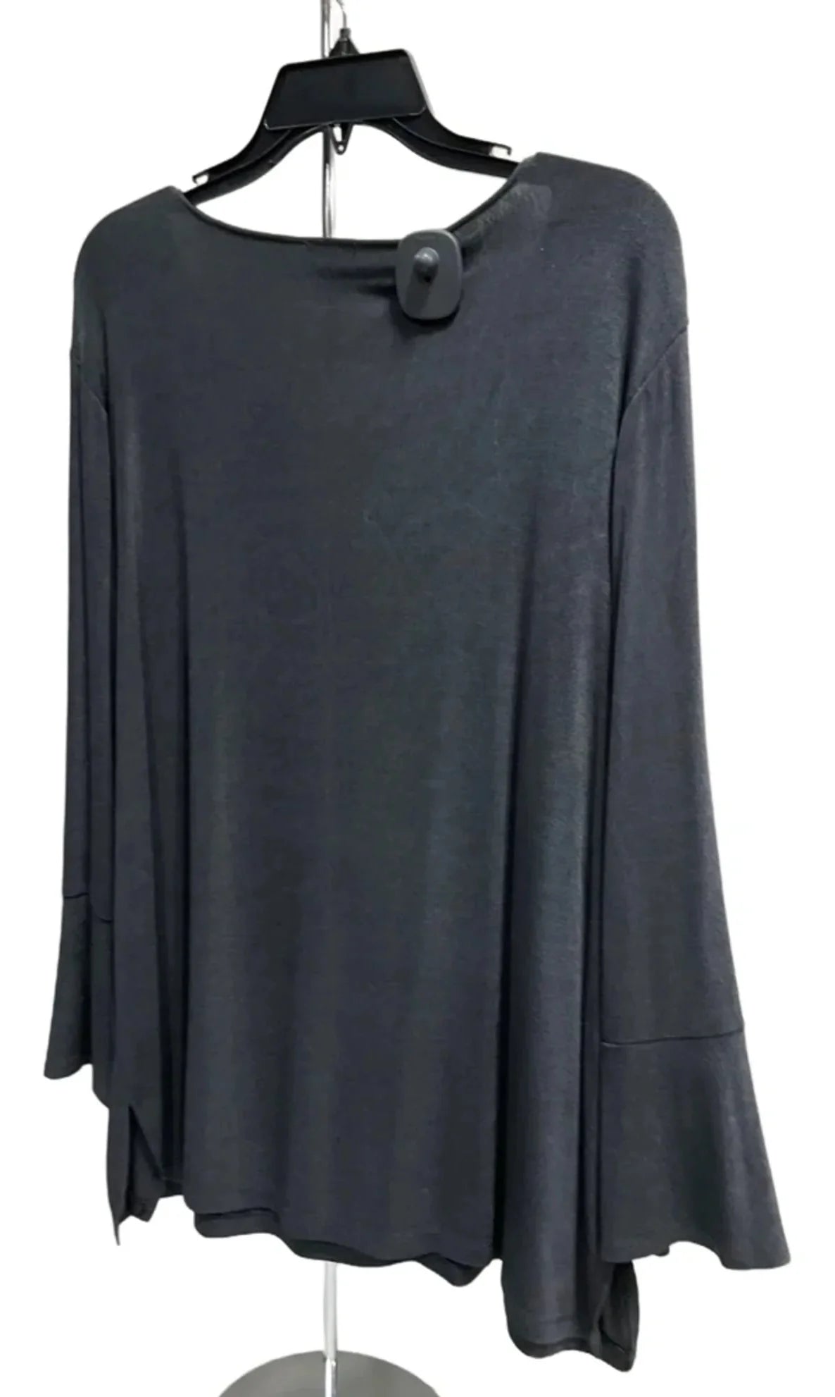 Top 3/4 Sleeve By Chicos In Grey, Size: Xxl