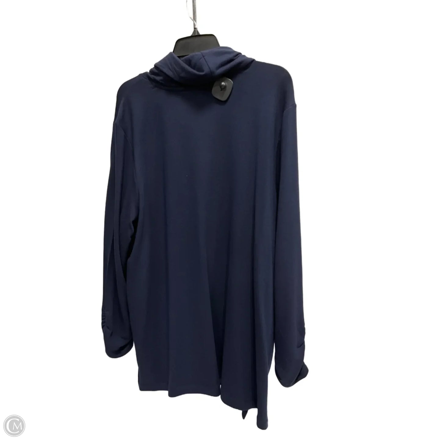 Top Long Sleeve By Chicos In Blue, Size: Xxl