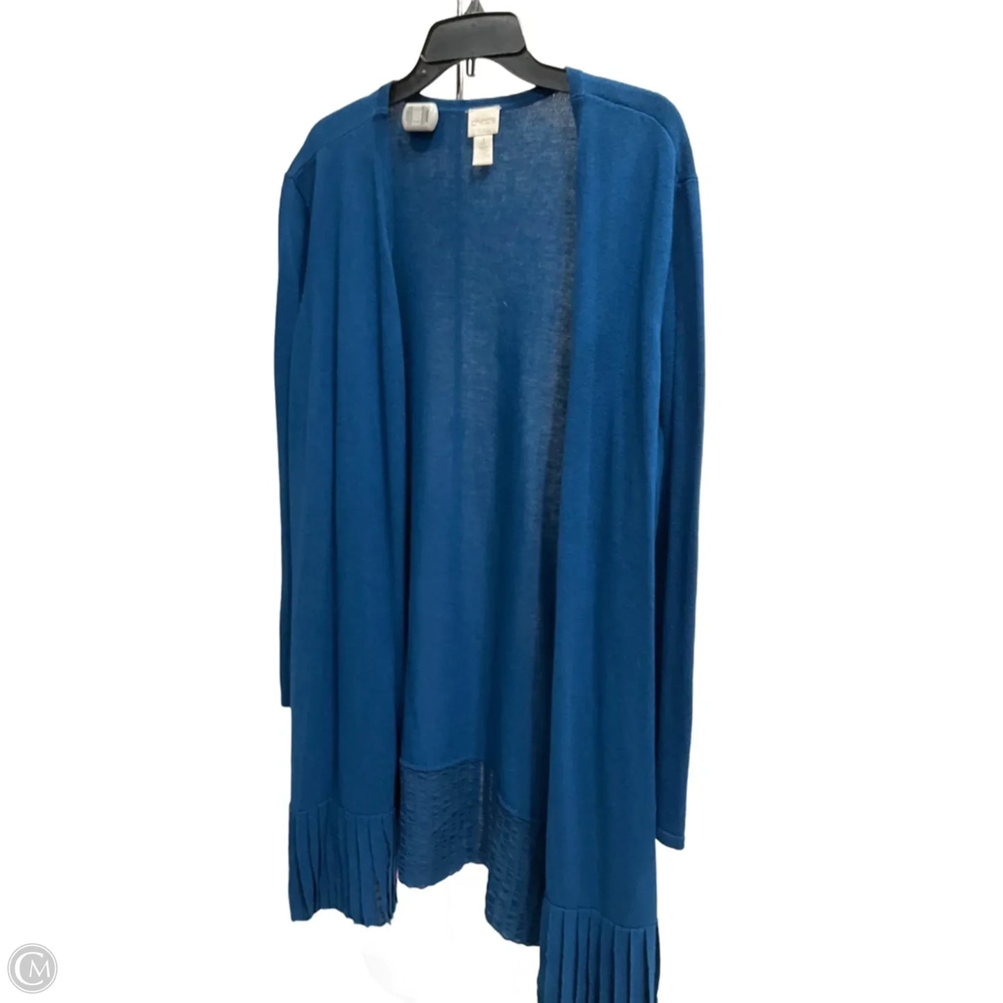 Cardigan By Chicos In Blue, Size: Xxl