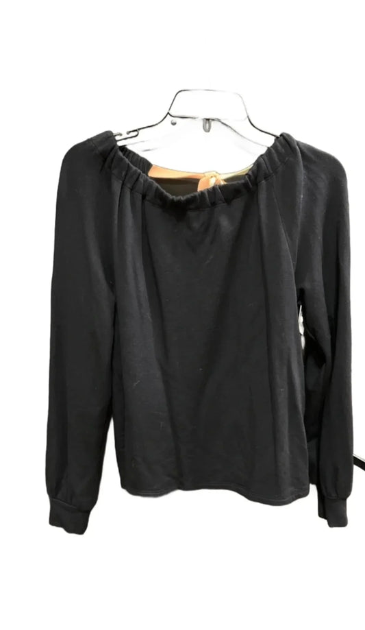 Top Long Sleeve By Sundry In Black, Size: S