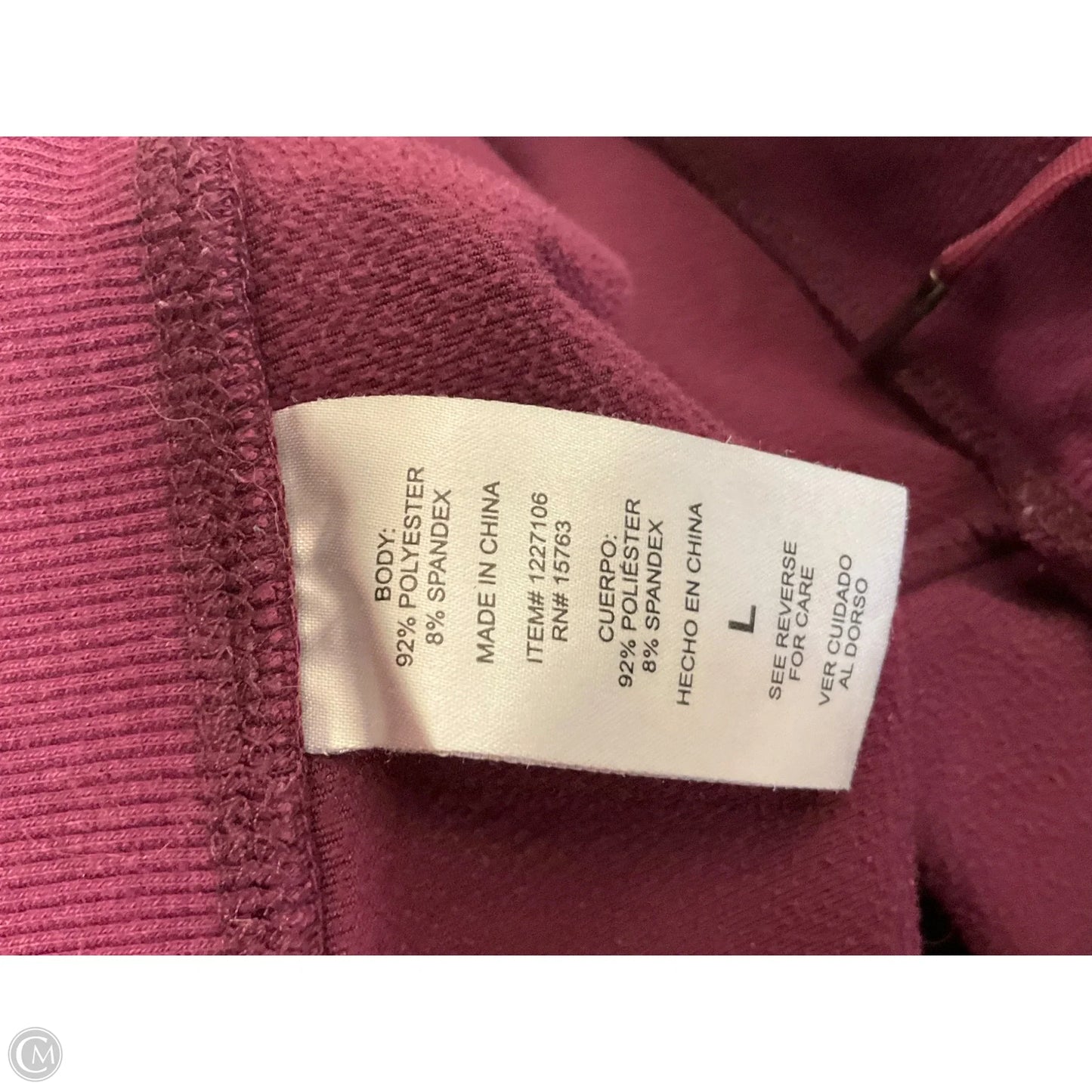 Athletic Pants By Champion In Red, Size: L