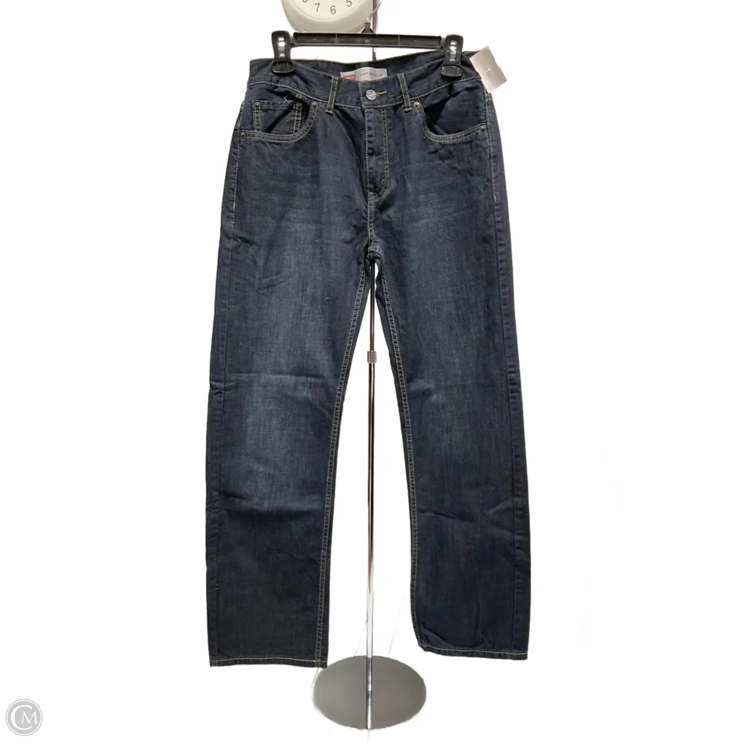 Jeans Boot Cut By Levis In Blue Denim, Size: 10
