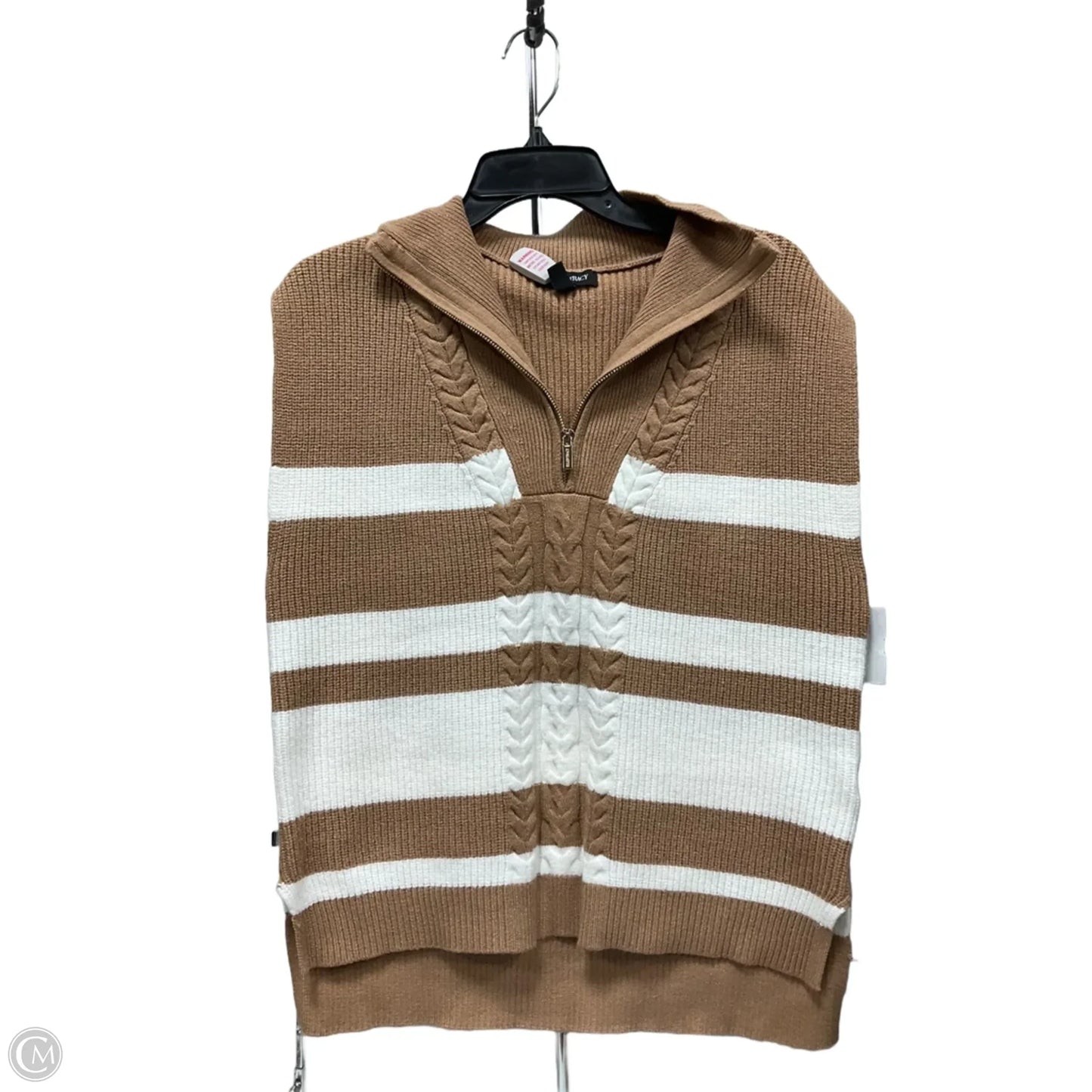 Vest Other By Ellen Tracy In Beige, Size: S