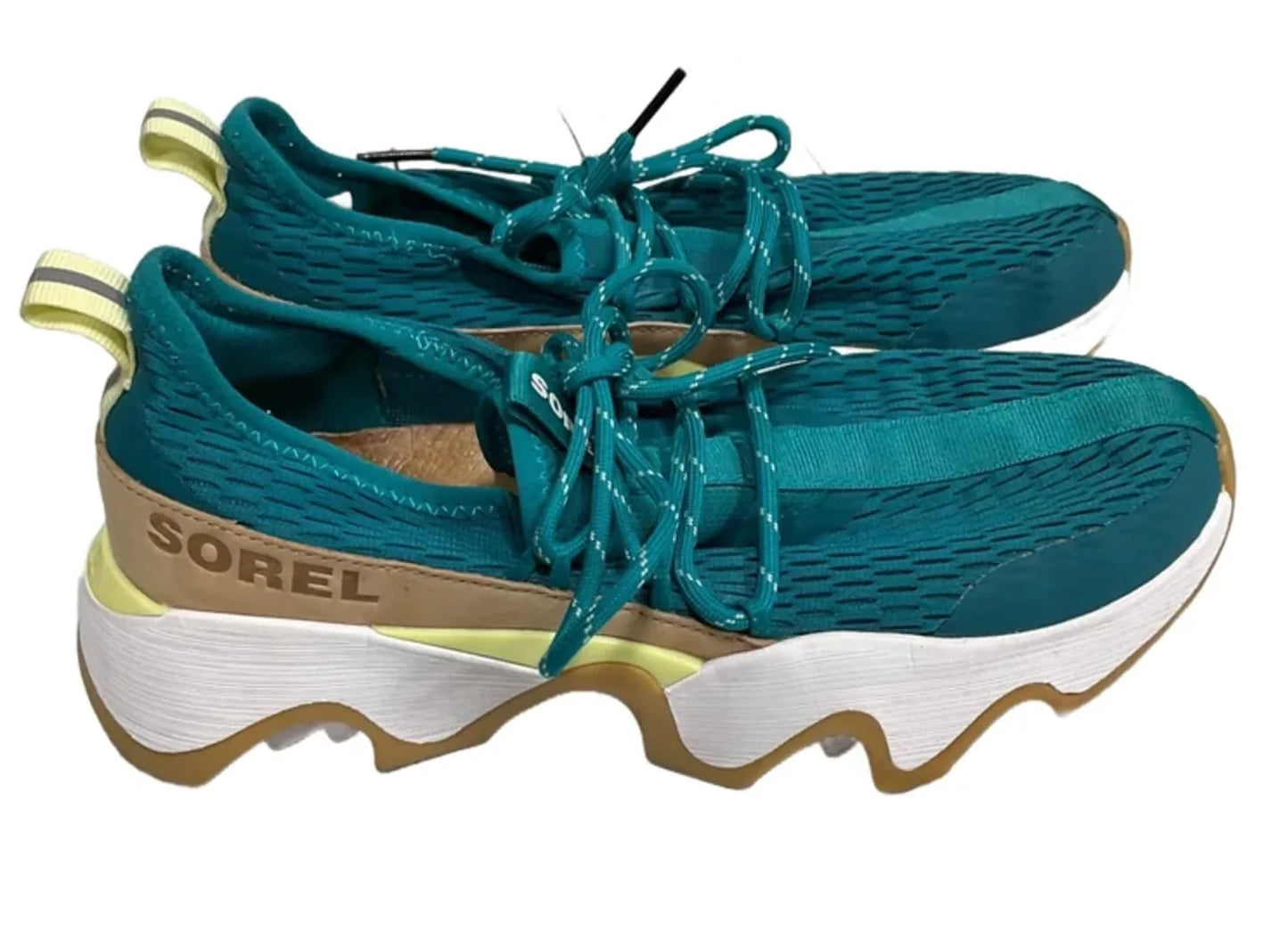 Shoes Athletic By Sorel In Green, Size: 7
