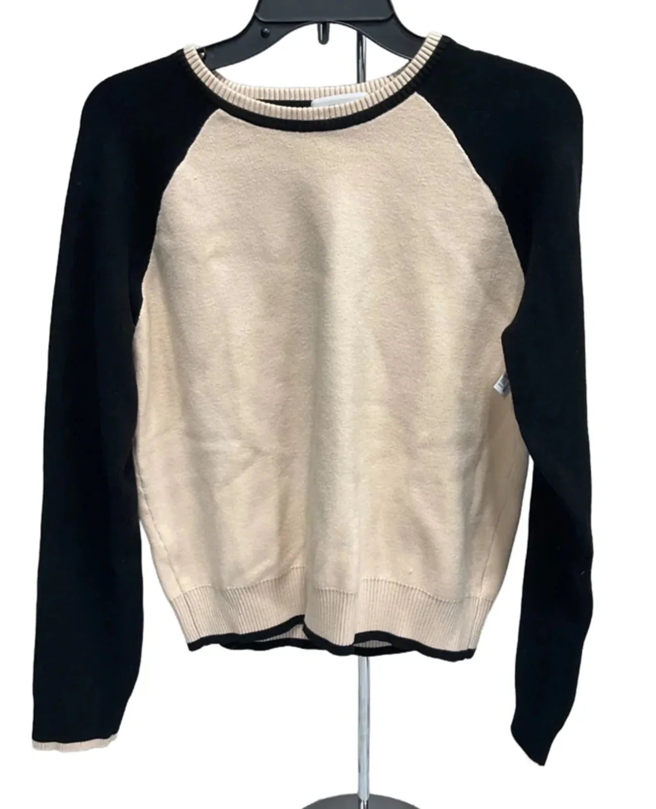 Top Long Sleeve By Monrow In Black, Size: S