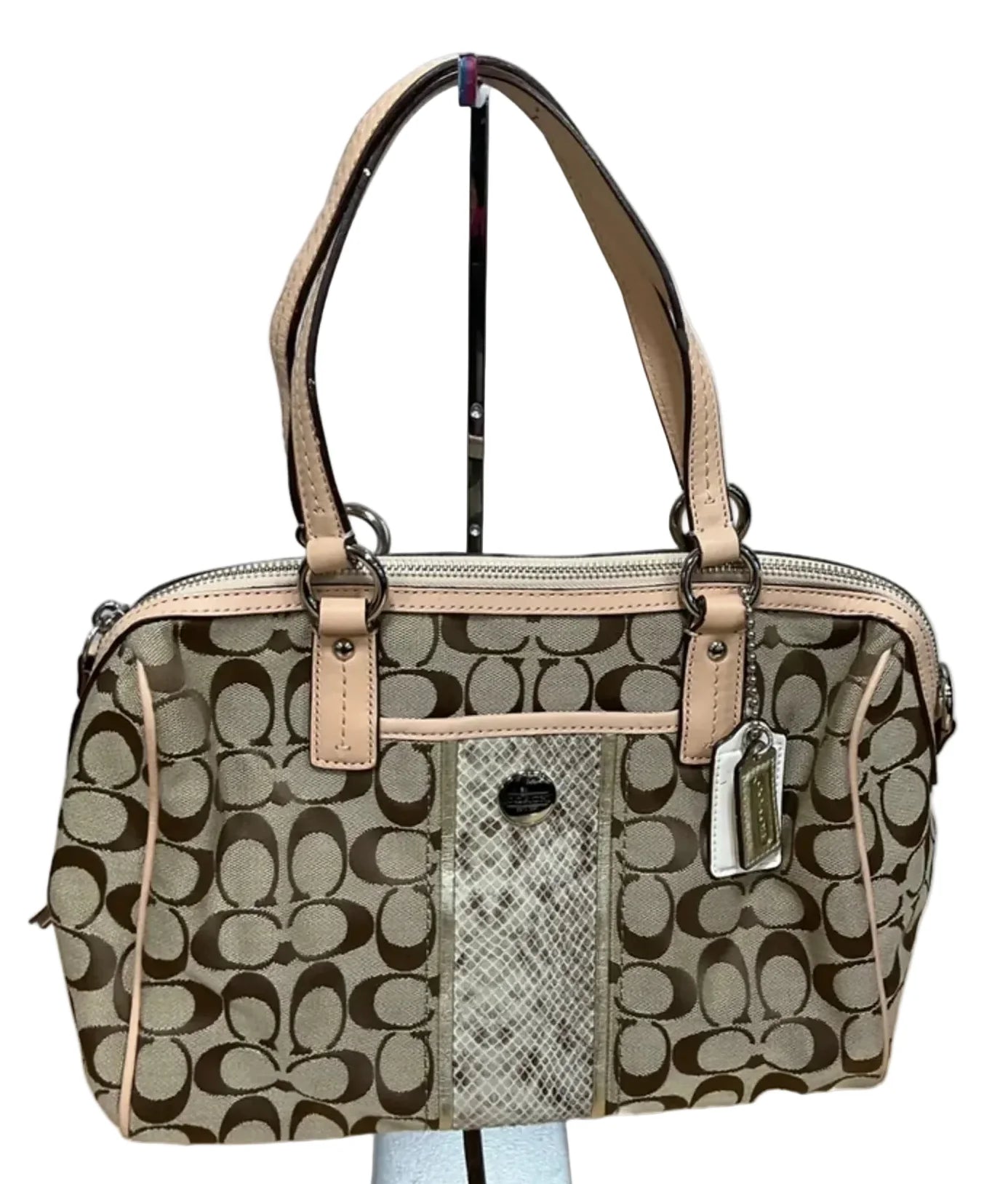 Handbag Designer By Coach, Size: Medium