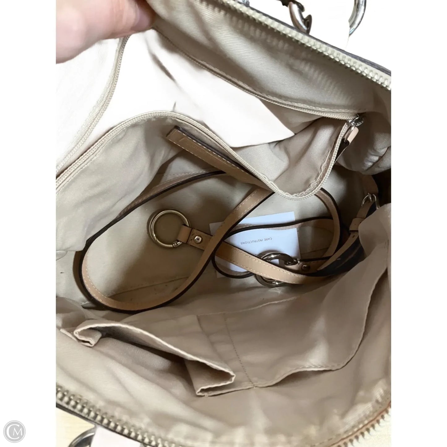 Handbag Designer By Coach, Size: Medium